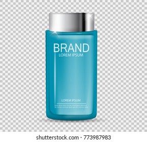 Design Cosmetics Product  Template for Ads or Magazine Background. 3D Realistic Vector Iillustration. EPS10