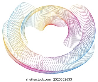 Design for Cosmetics, Skincare, Beauty, Spa, Wellness for Banner, Web-design, Brochure, package. Icon, Logo, and Background made of Circular Dots, Lines, and Spirals. Geometric Lines branding