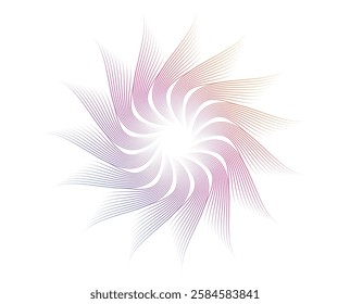 Design for Cosmetics, Skincare, Beauty, Spa, Wellness for Banner, Web-design, Brochure. Icon, Logo, and Background made of Circular Dots, Lines, and Spirals. Holyday Patterns Vector Illustration