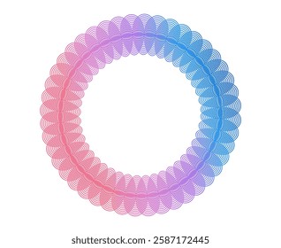 Design for Cosmetics, Skincare, Beauty, Spa, Wellness for Banner, Web-design, Brochure. Icon, Logo, and Background made of Circular Dots, Lines, and Spirals. Holyday Patterns Vector Illustration