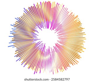 Design for Cosmetics, Skincare, Beauty, Wellness, Relaxation for Web-design, Banner, Brochure. Icon, Logo, and Background made of Circular Dots, Lines, and Spirals. Holyday Pattern Vector Illustration