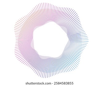 Design for Cosmetics, Skincare, Beauty, Wellness, Relaxation for Web-design, Banner, Brochure. Icon, Logo, and Background made of Circular Dots, Lines, and Spirals. Holyday Pattern Vector Illustration