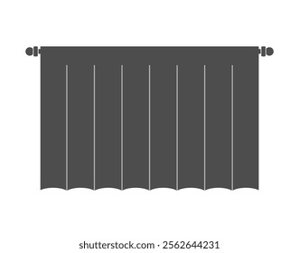 Design of courtain flat icon