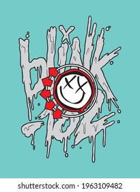 design cover blink 182  for clothing