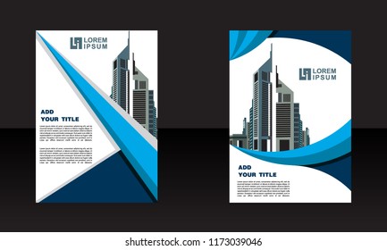 design cover book a4 catalog book brochure flyer layout annual report business template creative and modern