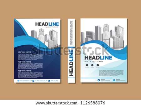 design cover book brochure flyer layout stock vector royalty free