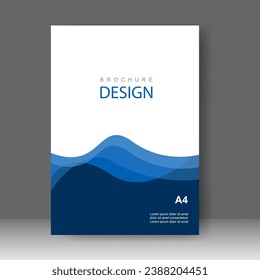 Design cover book modern. Annual report. Brochure template, catalog. Simple Flyer promotion. magazine. Vector illustration