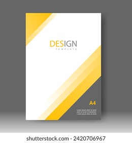 Design cover book modern. Annual report. Brochure template, catalog. Simple Flyer promotion. magazine. Vector illustration