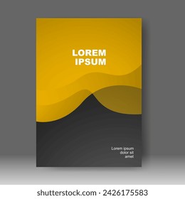 Design cover book modern. Annual report. Brochure template, catalog. Simple Flyer promotion. magazine. Vector illustration