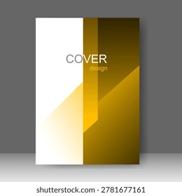 Design cover book modern technology style. Annual report. Brochure template, catalog. Simple Flyer promotion. magazine. Vector illustration