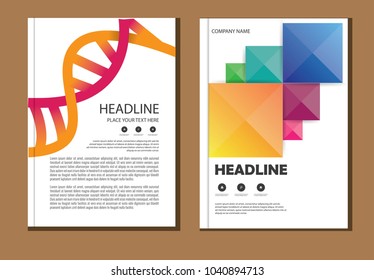 Design cover book poster. a4 catalog book. brochure flyer layout. annual report magazine business template.