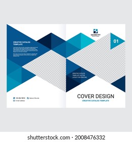 Design of the cover of the company's annual report, design of the catalog, brochure, booklet, business presentation, creative geometric design