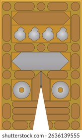 Design of the cover of the Holy Door of the Kaaba