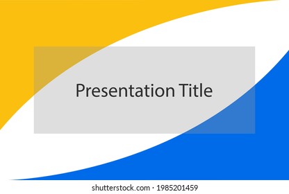 Design a cover page for a report or presentation. Design templates for websites.