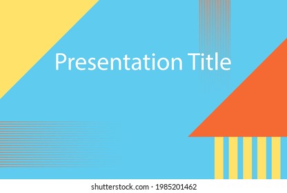 Design a cover page for a report or presentation. Design templates for websites.