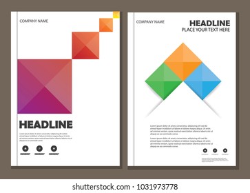 design cover poster a4 catalog book brochure flyer layout annual report business template