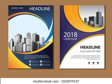 design cover poster a4 catalog book brochure flyer layout annual report business template
