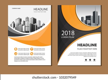 design cover poster a4 catalog book brochure flyer layout annual report business template