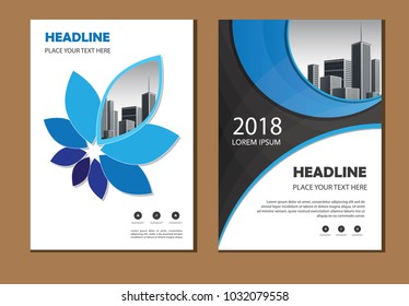 design cover poster a4 catalog book brochure flyer layout annual report business template