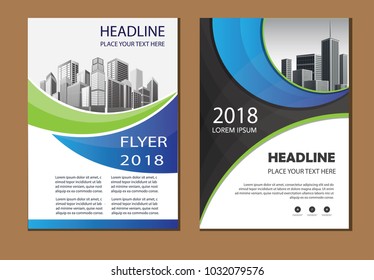 design cover poster a4 catalog book brochure flyer layout annual report business template