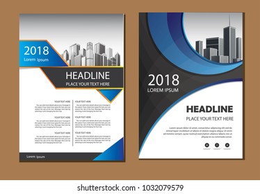 design cover poster a4 catalog book brochure flyer layout annual report business template