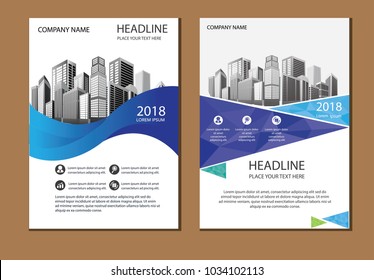 design cover poster a4 catalog book brochure flyer layout annual report business template