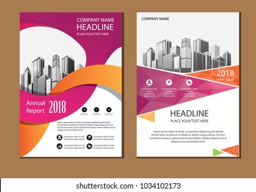 Design Cover Poster A4 Catalog Book Brochure Flyer Layout Annual Report Business Template