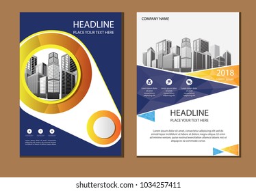 design cover poster a4 catalog book brochure flyer layout annual report business template