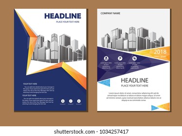 design cover poster a4 catalog book brochure flyer layout annual report business template