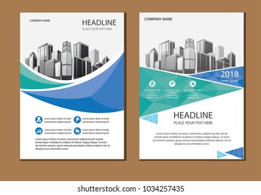 design cover poster a4 catalog book brochure flyer layout annual report business template