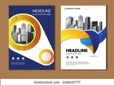 design cover poster a4 catalog book brochure flyer layout annual report business template