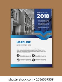 design cover poster a4 catalog book brochure flyer layout annual report business template