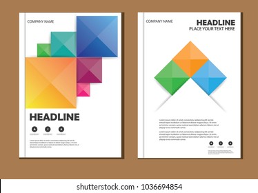 design cover poster a4 catalog. book brochure flyer layout. annual report business template