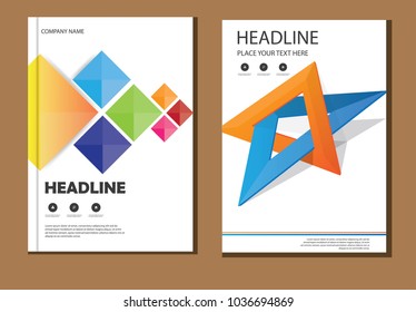 design cover poster a4 catalog. book brochure flyer layout. annual report business template