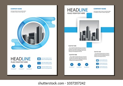 design cover poster a4 catalog book brochure flyer layout annual report business template