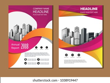 design cover poster a4 catalog book brochure flyer layout annual report business template creative and modern