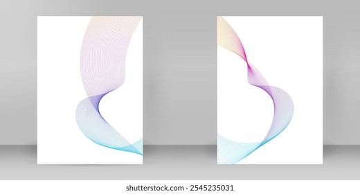 Design cover tempalte for Cosmetics, Medical, Skincare, Organic, Wellness for Web-design, Banner, Presentation, package. Icon, Logo, and Background made of Circular Dots, Lines, and Spirals. Holyday