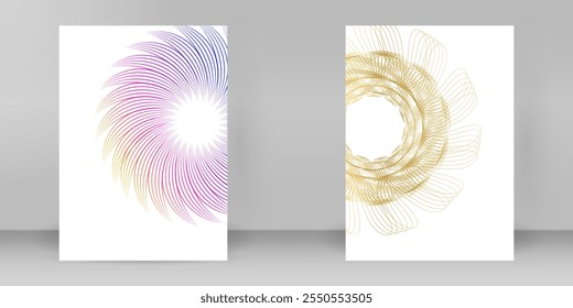 Modelos de negócios para apresentação multiuso. Fácil edição vetor EPS 10 layout. design brochura publicidade formato A4, para novos boletins informativos do produto, gráficos de tecnologia, empresa de relatórios, festa do evento