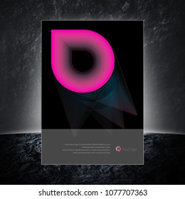 Design covers for business catalog, annual report, magazine, flyerp or booklet in A4 format for business, construction, medicine and new technologies. Abstract vectorial design.