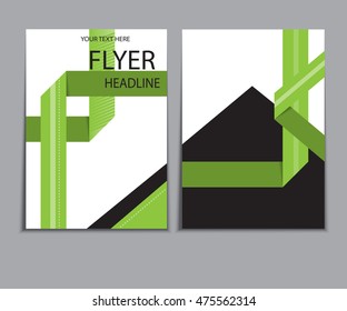 Design covers paper report. Abstract geometric vector template. Design template