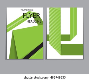 Design covers paper report. Abstract geometric vector template. Design template