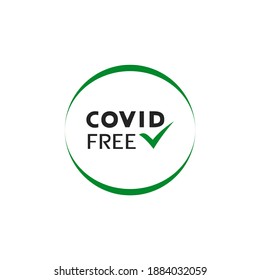 Design of covid free area message