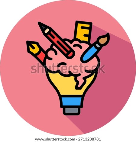 Design And Creative Agency Icon isometric Vector Illustration