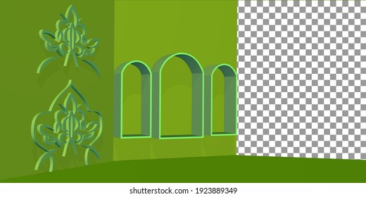 Design creative concept for islamic celebration day ramadan kareem or eid al fitr adha.Easy to use and customize.vector.