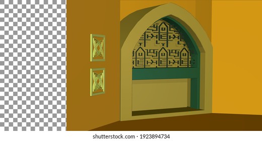 Design creative concept for islamic celebration day ramadan kareem or eid al fitr adha.Easy to use and customize.vector.