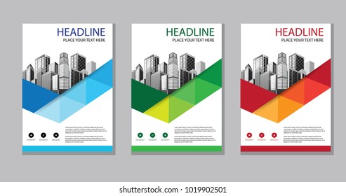 design creative cover with geometric shape