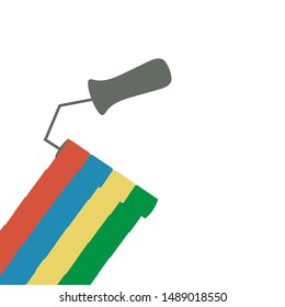 Design, creative, idea and color concept