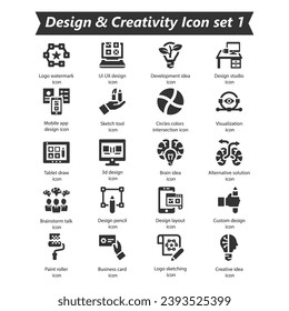 Design Creativicon Set 1, Vektorgrafik