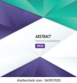 Design crumpled paper 2 color  Violet and Blue color