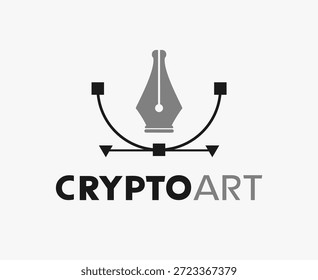 Design of crypto art message symbol